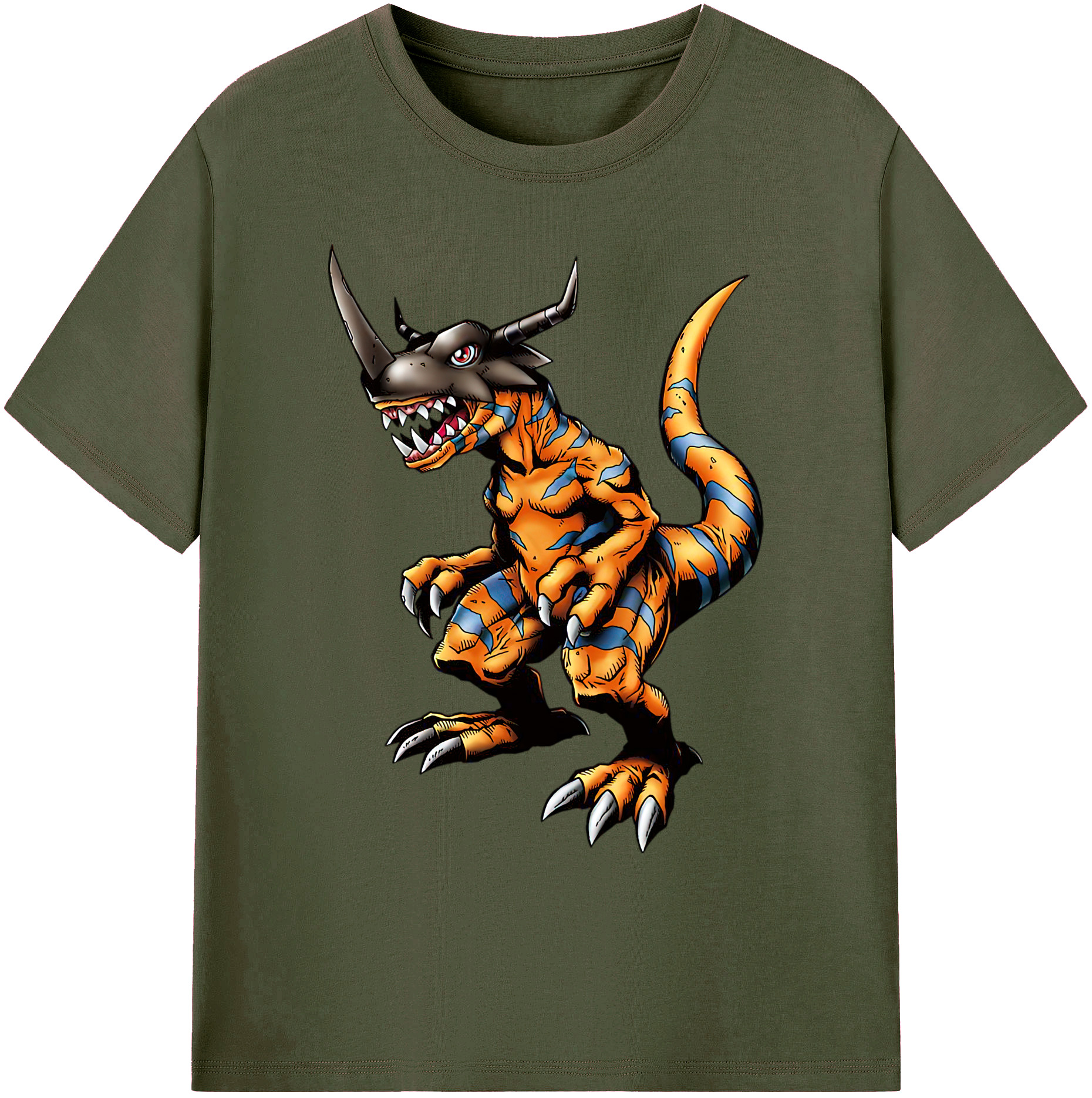（画像用） Digimon デジタルモンスター/デジモン 綿100％ メンズ半袖Tシャツ｜肌触りやわらか＆通気性